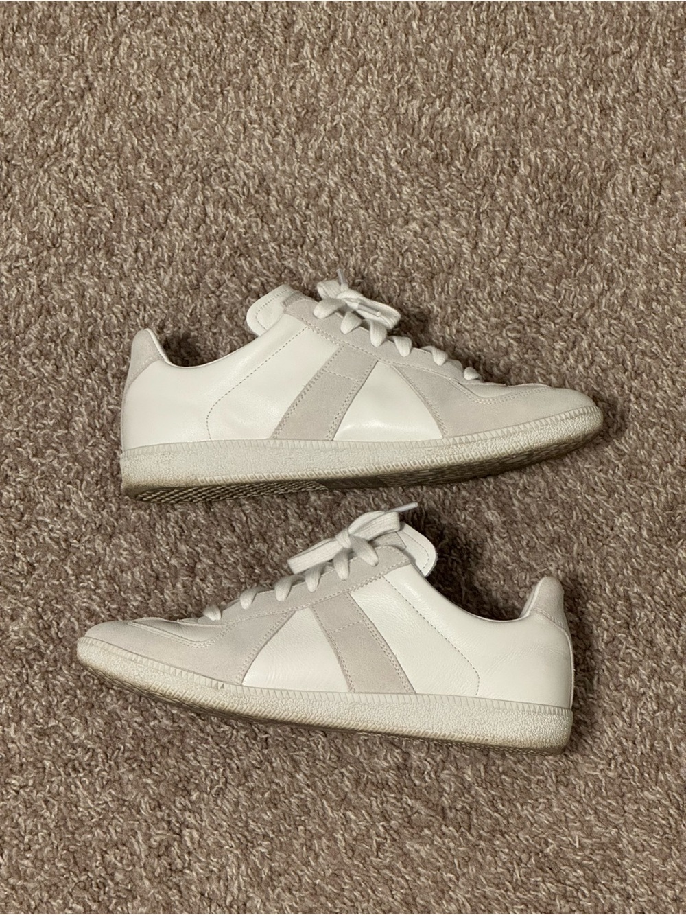 Classic Leather GAT’s White/Grey Sneakers Size 41 (Read Description)